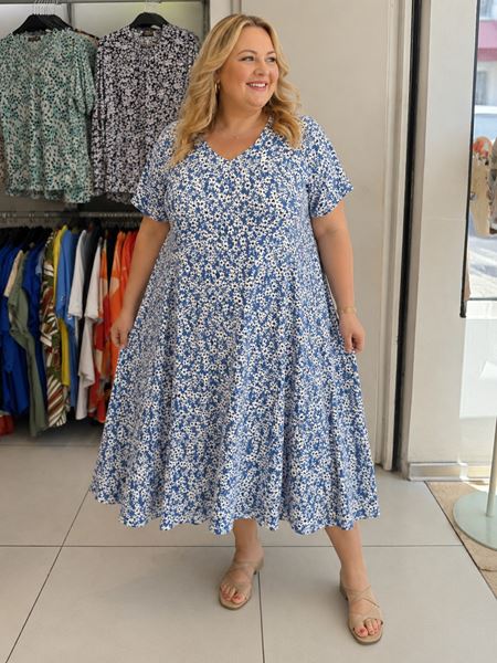 Immagine di PRINTED DRESS STRETCH A LINE
